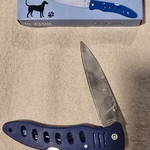 Blue Folding Knife